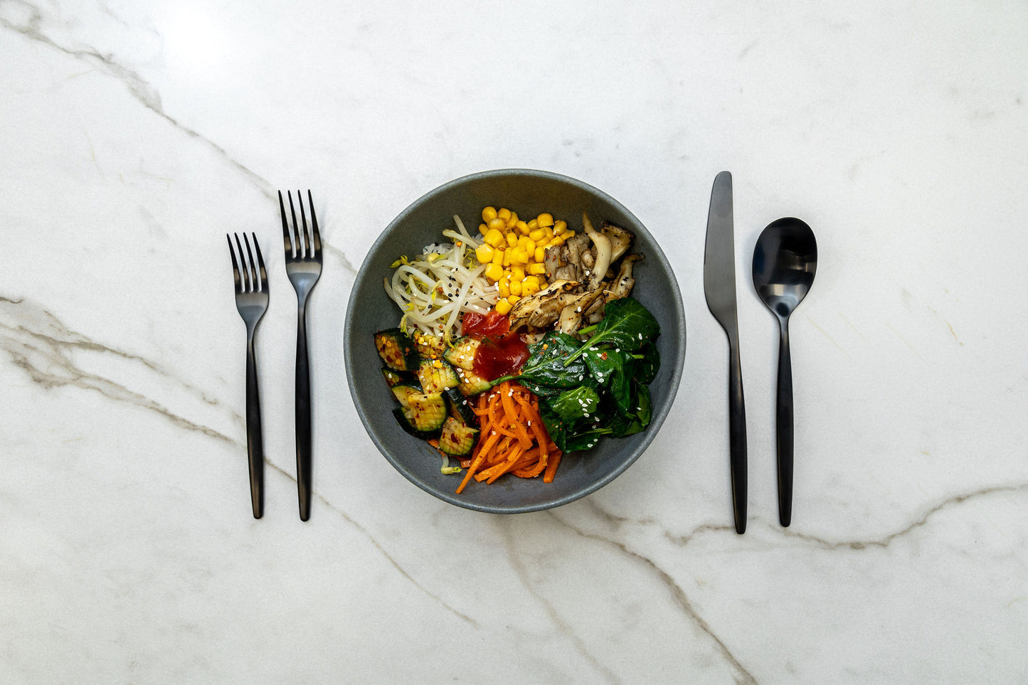 Bibimbap Coreano de Verduras