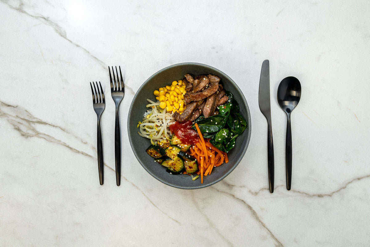 Bibimbap Coreano de Carne