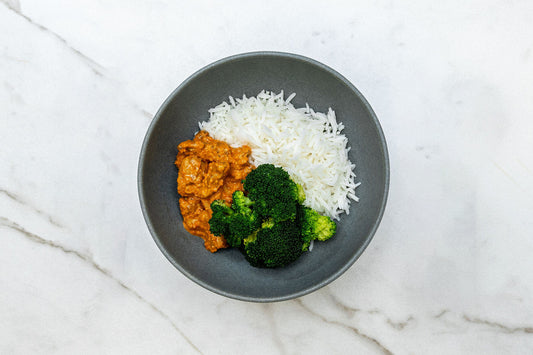 Butter Chicken with Basmati Rice and Broccoli